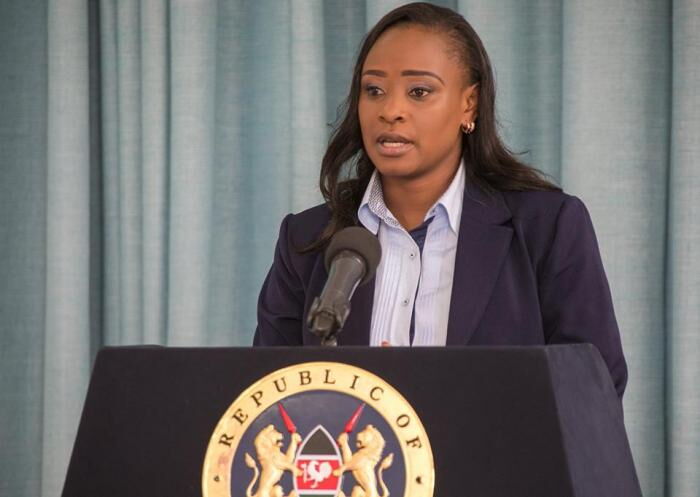 Kanze Dena made history as the first woman to ever hold the position of State House Spokesperson after her appointment in July 2018.