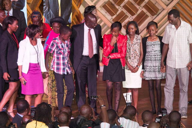 Deputy President William Ruto and his family.