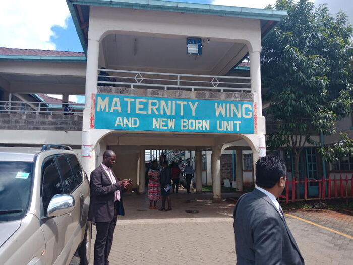 The maternity wing of the Mbagathi hospital in Nairobi