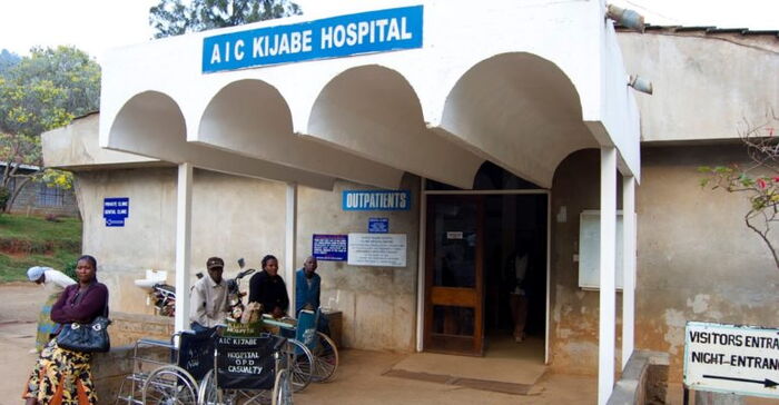 A photo of the AIC Kijabe Hospital in KIjabe, Kiambu county.