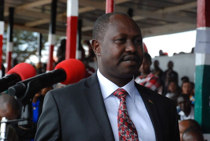  Samburu Deputy Governor Julius Leseeto whose wife died on Friday, January 10