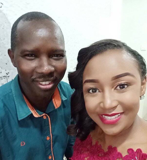 Betty Kyalo with Daniel Chemjor. Chemjor passed away on Thursday, November 21, in a road crash in Baringo