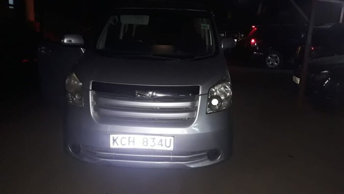 The other vehicle nabbed by DCI