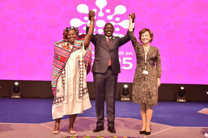 Deputy President William Ruto at the International Conference on Population and Development that ended on Thursday, November 14, 2019