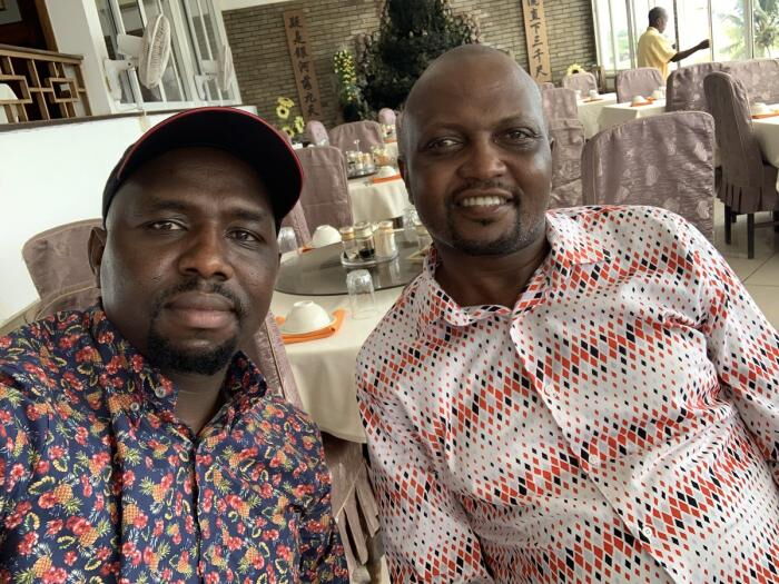 Elgeyo Marakwet Senator Kipchumba Murkomen (left) and Gatundu South MP Moses Kuria during a retreat in Naivasha on Monday, January 27, 2020. 