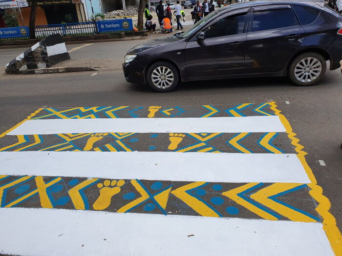A group of over 30 artists teamed up to decorate Nairobi CBD with paintings and murals in December 2019