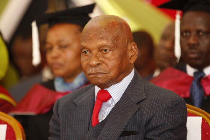 Charles Rubia during Murang'a University graduation in August 2018