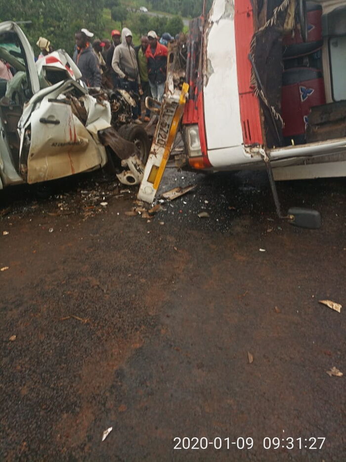 The G4S van that was involved in Accident on January 9