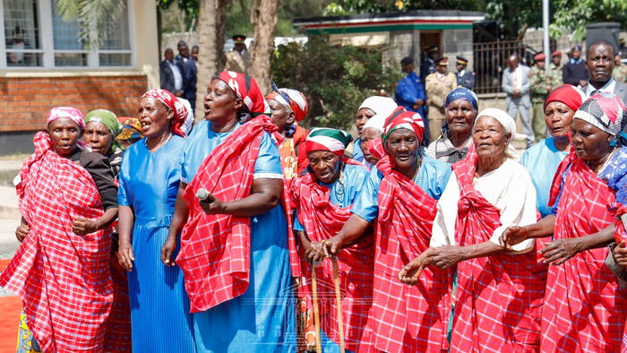 The Naykinyua Dancers famed for entertaining founding father Jomo Kenyatta