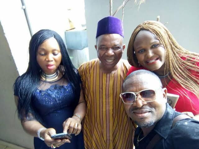 Connie Kabarry ( second right) along with her Nigerian acting colleagues.