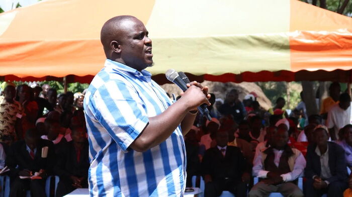 Cleophas Malala during the Kibra Campaigns