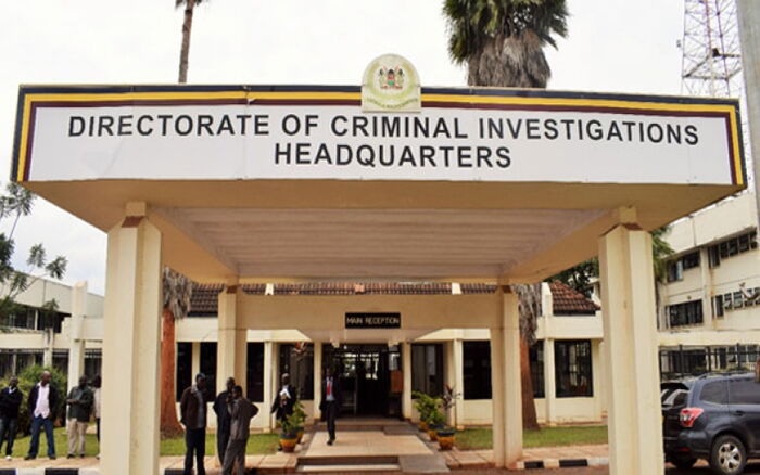 The Director of Criminal Investigations headquarters along Kiambu road.