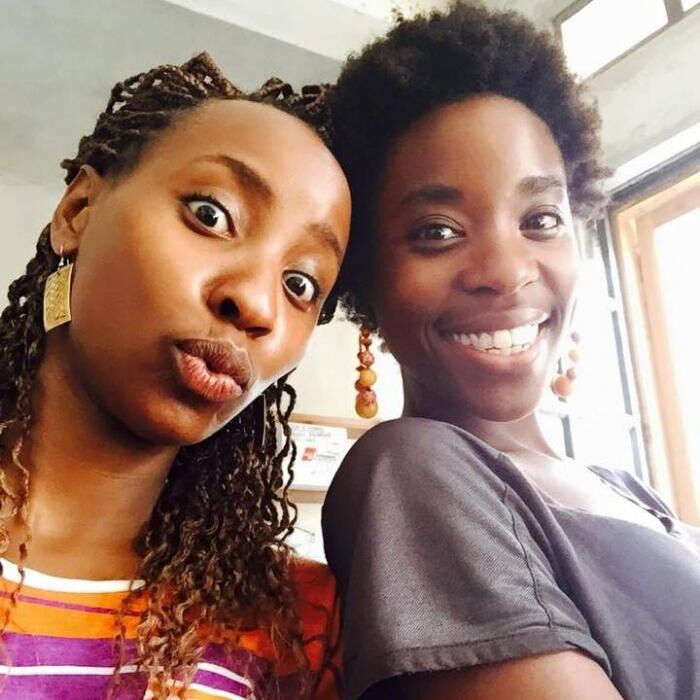 Fiona Achola (left) with her sister Bukky Ngobi.