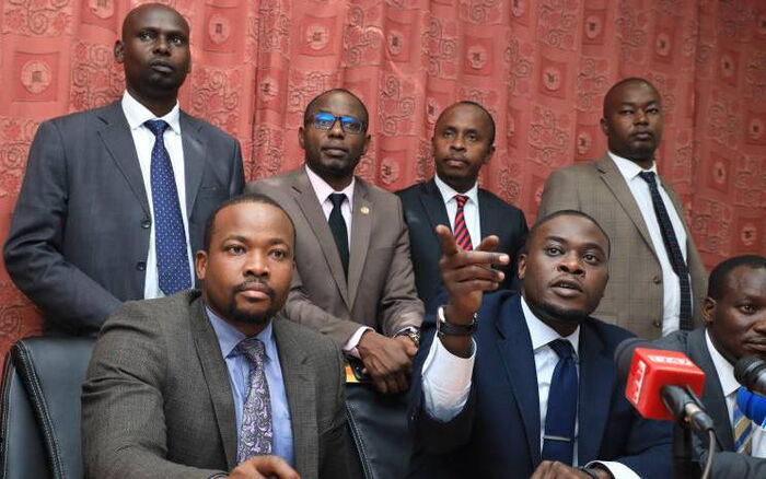 Nairobi MPs led by Senator Sakaja accuse governor sonko of mismanaging the county