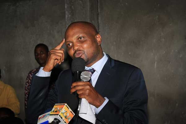 Gatundu South MP Moses Kuria during a past function