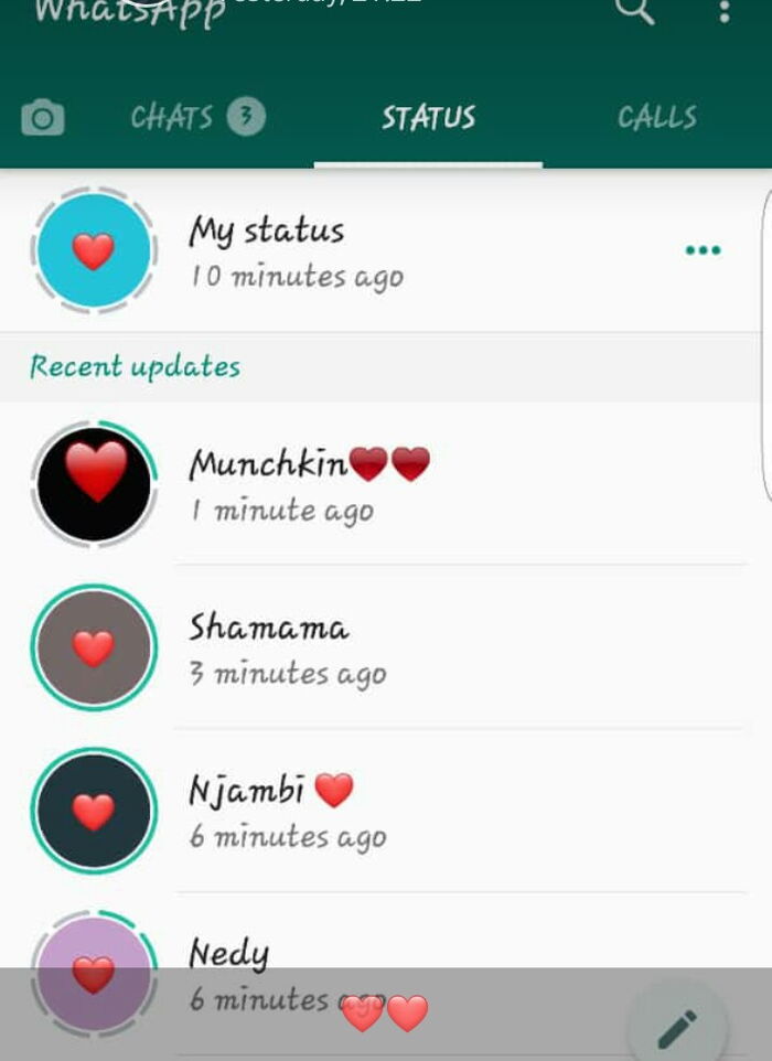 Reason Ladies Are Using Heart Emoji on WhatsApp Statuses ...