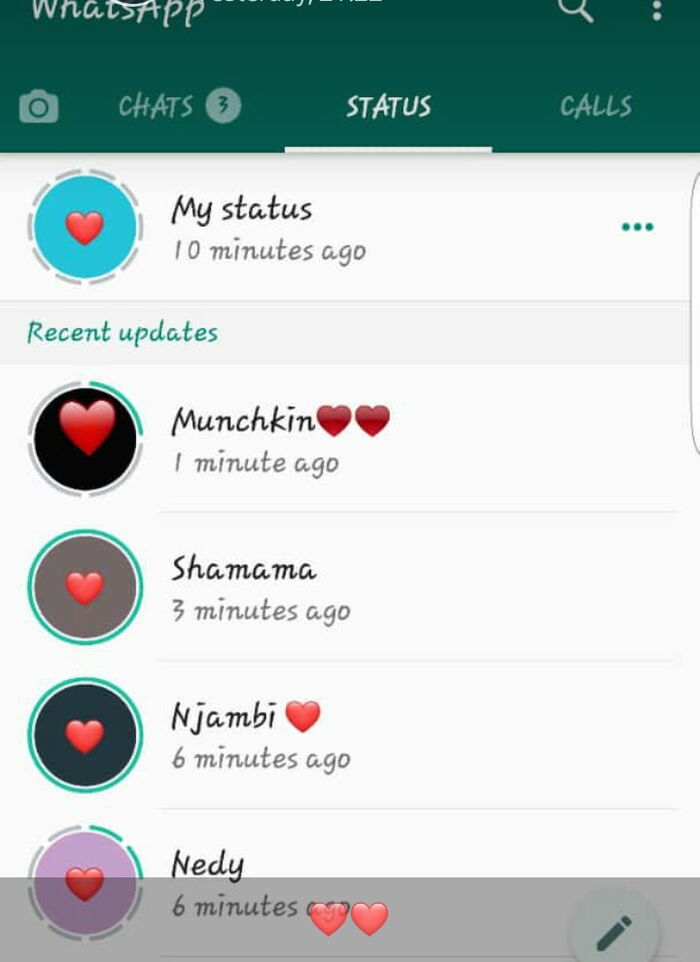 Reason Ladies Are Using Heart Emoji on WhatsApp Statuses ...