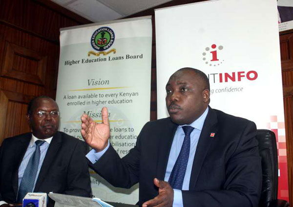 HELB CEO Charles Ringera at Anniversary Towers Nairobi.