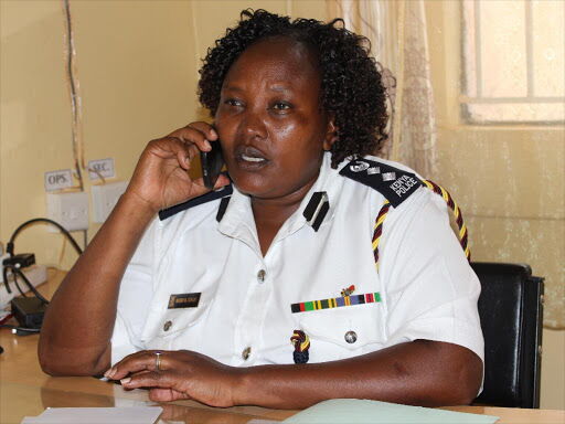 Image result for images of bomet police boss Naomi Ichami