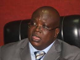 Milimani court Chief Magistrate Francis Andayi at the court on Tuesday, September 12.