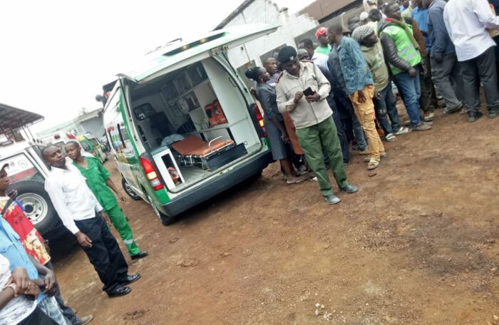 Rescue efforts are underway after a wall collapsed in Industrial Area, Nairobi.