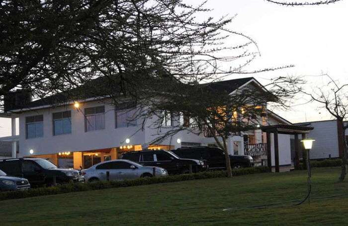 Atwoli's parking lot at his Ildamat home. On Wednesday, October 23, 2019, Atwoli threw away a Ksh 170K phone