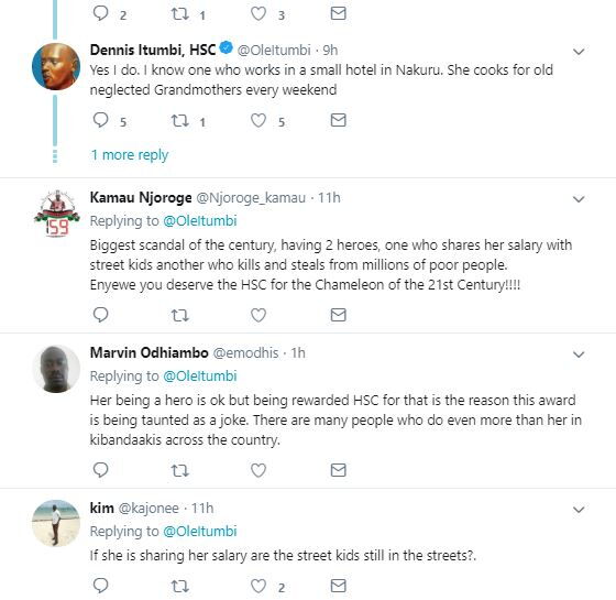 Reactions to Itumbi's post on Sunday, October 20, 2019