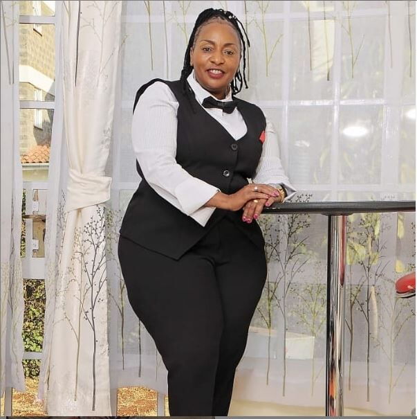 Jane Wawira Mugo, the Trimo Security CEO. The DCI is after her over multiple counts of robbery with violence, kidnapping and threatening to kill