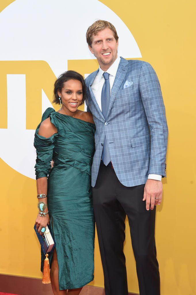 Jessica Olsson and Dirk Nowitzki