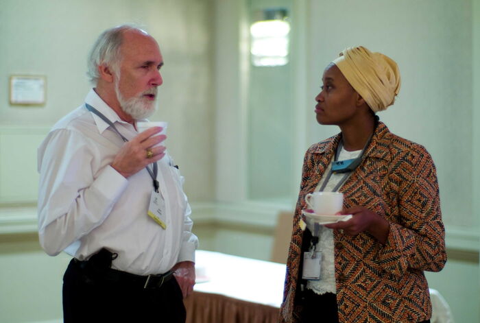 John Klensin and Njeri Rionge. Rionge is the past CEO of NRBC Inc., a Canadian business advisory and investment management firm for establishing businesses in Africa.