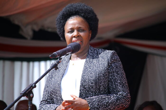 A past photo of former Bomet governor Dr. Joyce Laboso