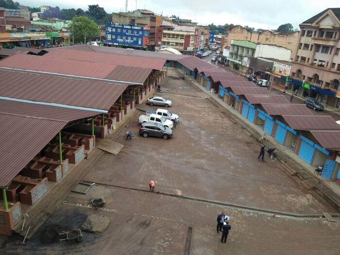 President Uhuru Kenyatta Opens Karatina Market Hub Kenyans.co.ke