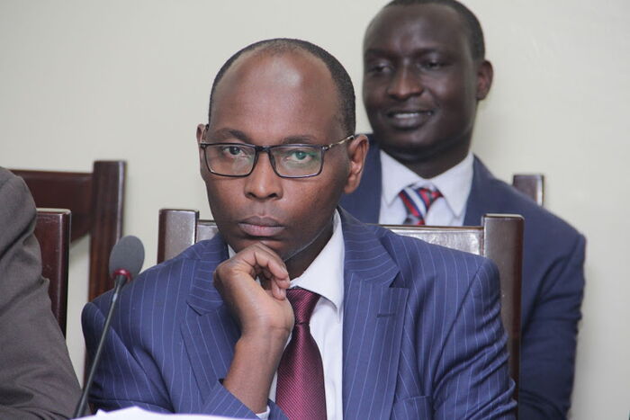 Nairobi County Finance CEC Charles Kerich. He was among the ones suspended by Nairobi Governor Mike Sonko after a classroom collapsed in Precious Talent School.