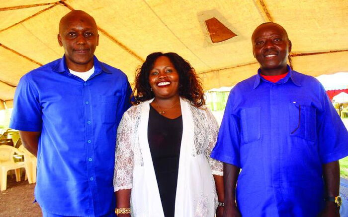 Former Police Constable Dickson Munene and Aggrey Mbai, serving life imprisonment at Kamiti Maximum Prison, with Limuru East ward nominated MCA Mercy Nungar