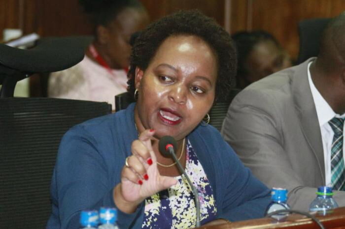 Kirinyaga Governor Anne Mumbi Waiguru during an interview for KTN Point Blank with Tony Gachoka on August 14.