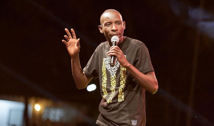 Kokoro Nyanyarukia in his element during one of his performances on the Churchill show.