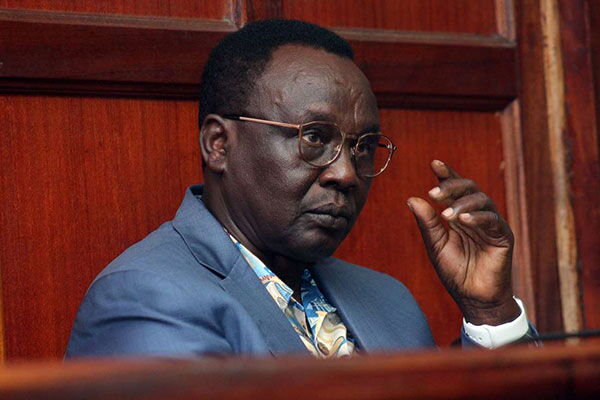 Former President Daniel Moi’s aide Joshua Kulei in court on January 10, 2019. According to a report by Kroll & Associates, he represented Moi's business interests both locally and internationally.