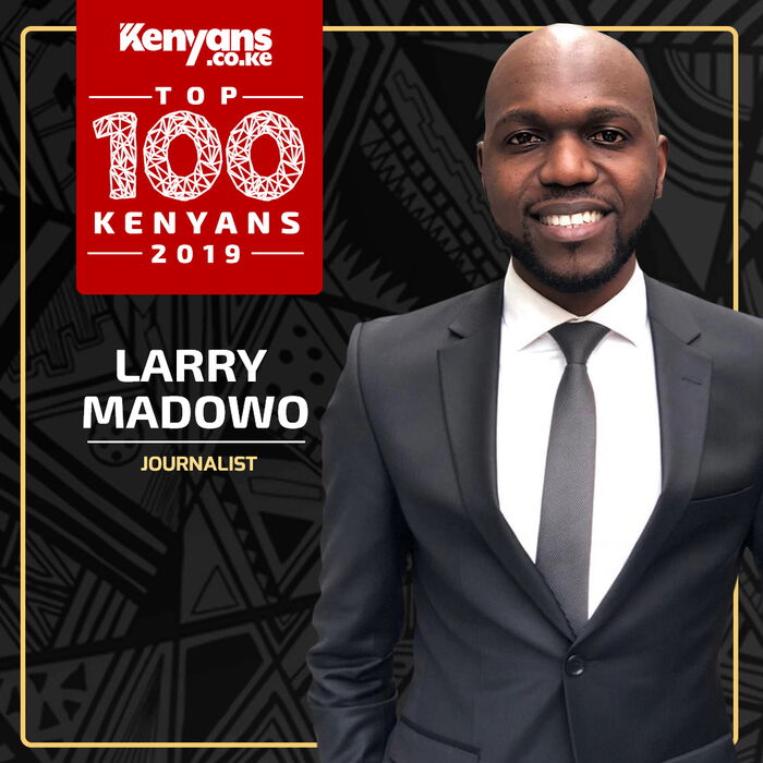 Kenyan journalist Larry Madowo