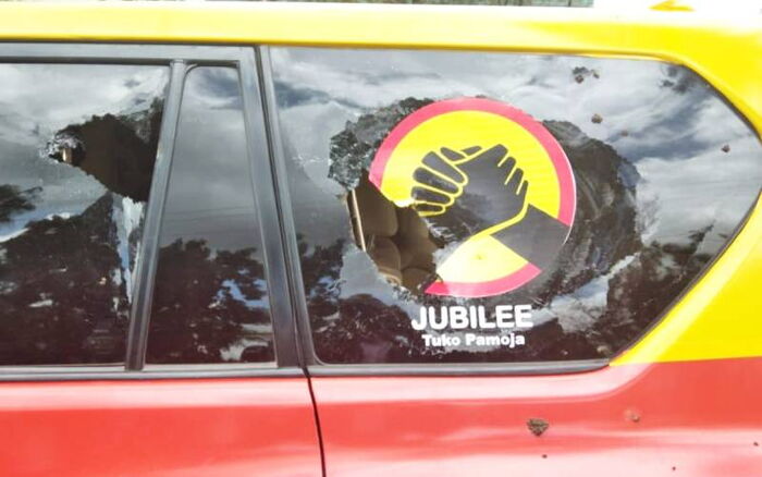 Mariga's campaign in Kibra is facing several hurdles. His campaign vehicle's tyre's were burnt