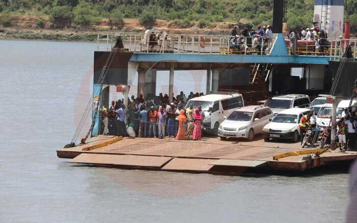 Retrieval operations are ongoing at Likoni. Photo: Nation.