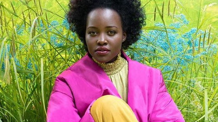 Veteran actress Lupita Nyongo during a photoshoot with Vogue Magazine in March 2019.