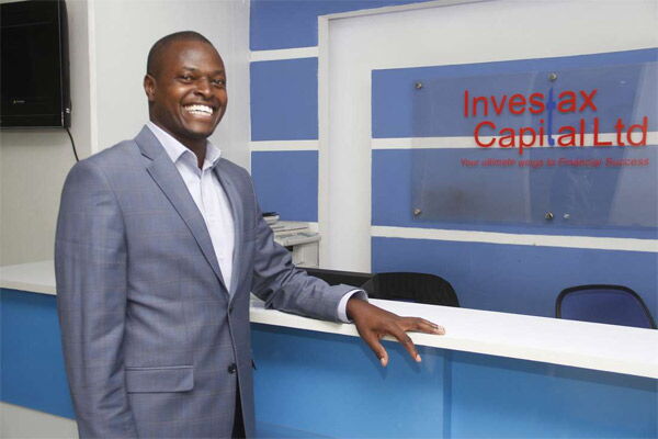 Ndindi Nyoro at the Investax Capital premises.