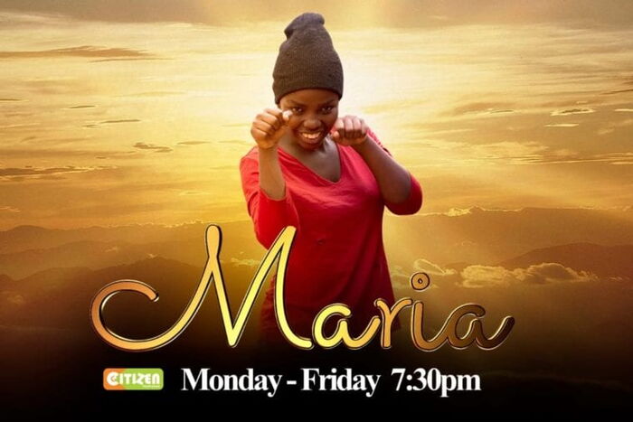 Yasmin Said plays the role of Luwi Hausa in Maria, a show that airs on Citizen TV from Monday to Friday at 7:30 p.m.