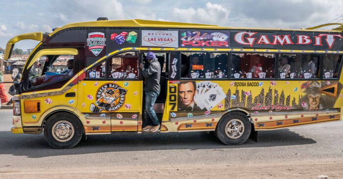 A Matatu in Nairobi. The matatu sector has been rife with insanity, with overspeeding and overlapping being among the complaints recorded.