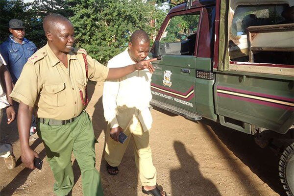 Police arrest Pastor Paul Mackenzie on April 13.