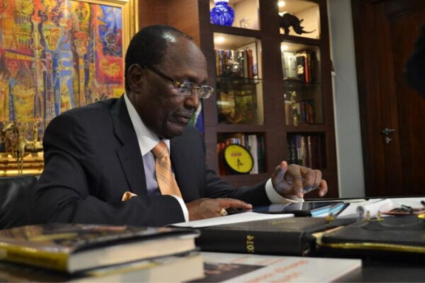 Billionaire Chris Kirubi. On Friday, January 17, he stated that he was building his dream home