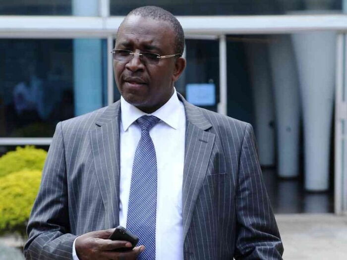 Meru Senator Mithika Linturi. A court session was interrupted by his ex-wife's bodyguard who was in possession of a gun.