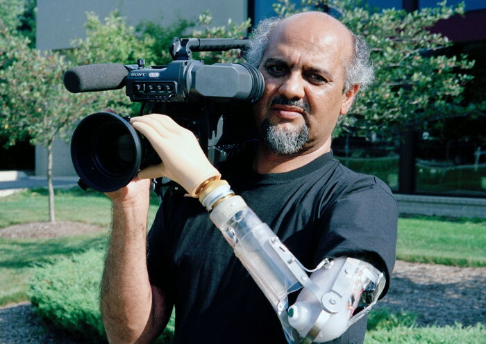 Photographer Mohamed "Mo" Amin (pictured) had created contacts which he used to gain entry to the drought-ravaged refugee camp in Ethiopia.