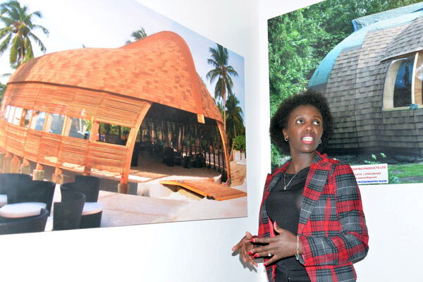 Irene Wanjiku managing director of Rexe Roofing, at her Kilimani office, Nairobi October 7, 2014.