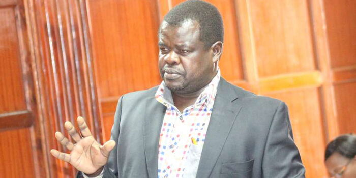 Okiya Omtatah argues a case during a past court proceeding. He wants the Court of Appeal to compel SGR loan negotiators to pay back the debt.